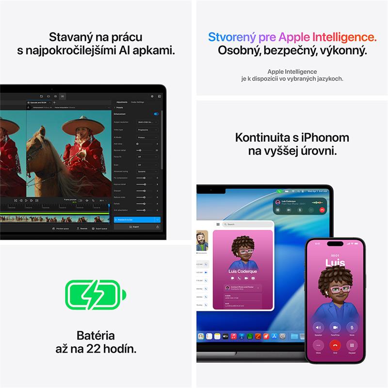 MacBook Pro 14" Apple M5 Pro 18C CPU 20C GPU 24GB 2TB Kozmický čierny INT English