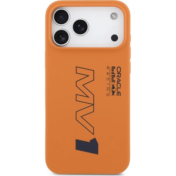 Red Bull Silicone MV1 MagSafe Zadní Kryt pro iPhone 17 Pro Max oranžový