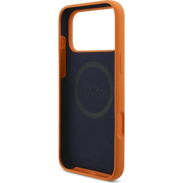 Red Bull Silicone MV1 MagSafe Zadní Kryt pro iPhone 17 Pro Max oranžový