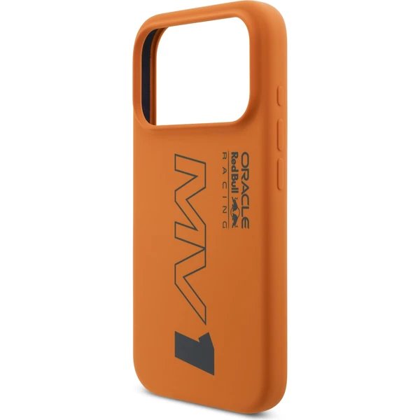Red Bull Silicone MV1 MagSafe Zadný Kryt pre iPhone 17 Pro oranžový