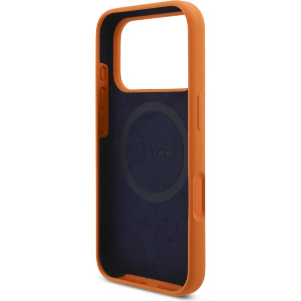 Red Bull Silicone MV1 MagSafe Zadný Kryt pre iPhone 17 Pro oranžový