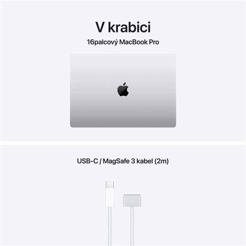 EDU MacBook Pro 16" Apple M5 Pro 18core CPU 20core GPU 24GB 1TB Stříbrný CZ