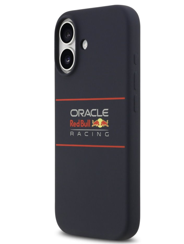 Red Bull Silicone Horizontal Logo MagSafe Zadný Kryt pre iPhone 17 modrý