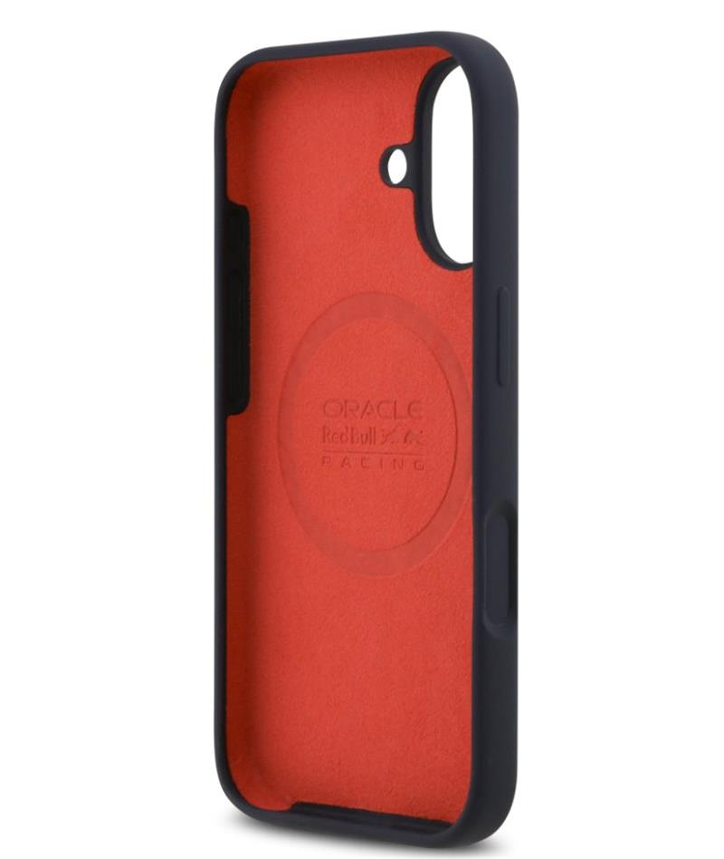 Red Bull Silicone Horizontal Logo MagSafe Zadný Kryt pre iPhone 17 modrý