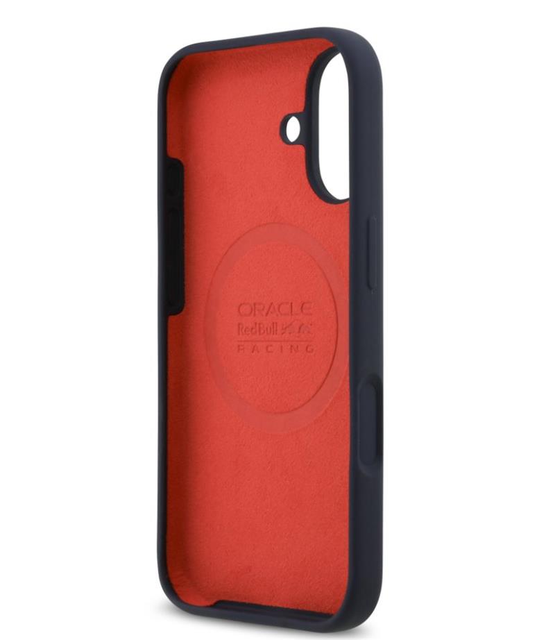 Red Bull Silicone Red Ring MagSafe Zadný Kryt pre iPhone 17 modrý