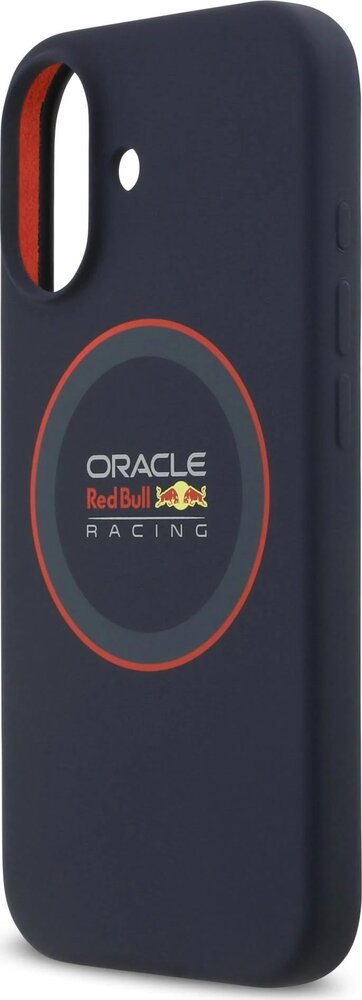 Red Bull Silicone Blue Ring MagSafe Zadný Kryt pre iPhone 17 modrý