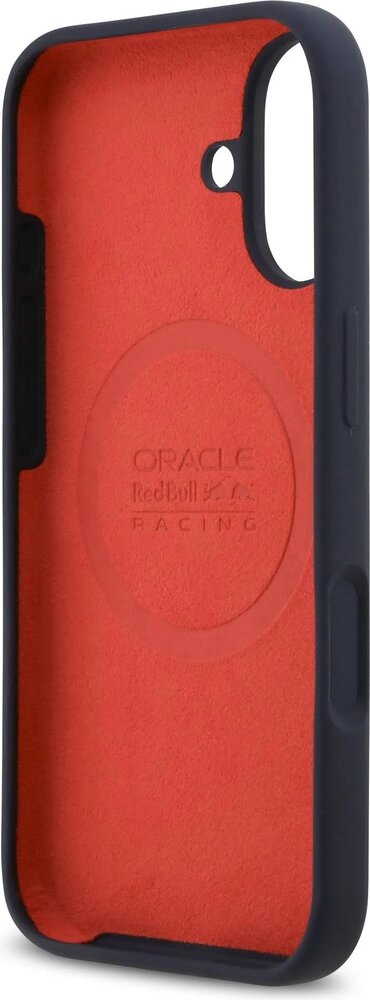 Red Bull Silicone Blue Ring MagSafe Zadný Kryt pre iPhone 17 modrý