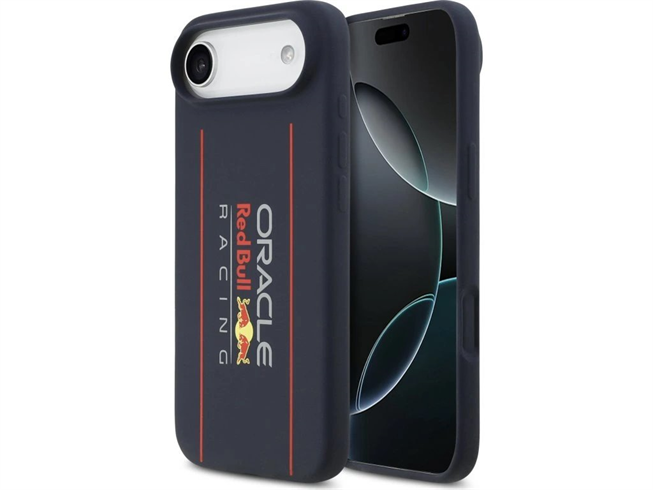 Red Bull Silicone Vertical Logo MagSafe Zadný Kryt pre iPhone Air modrý