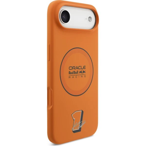 Red Bull Silicone Blue Ring MagSafe Zadný Kryt pre iPhone Air oranžový