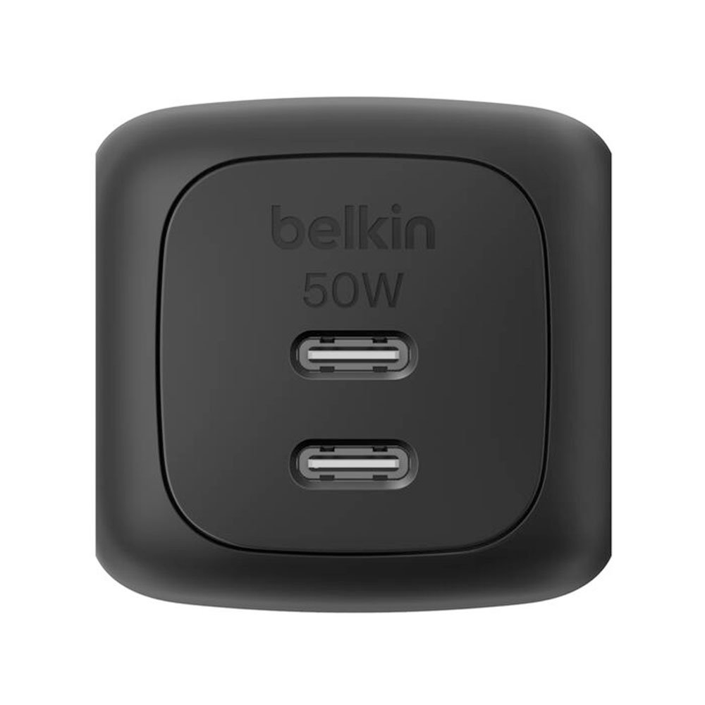 Belkin Boost Charge Pro Dual USB-C GaN Wall Charger 50W - Black
