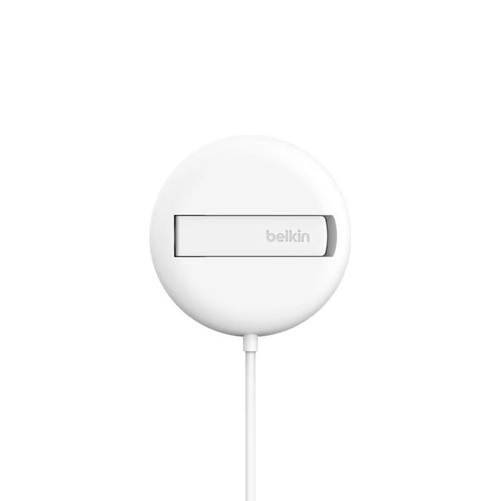 Belkin Boost Charge Pro Magnetic Wireless Charging Pad with Qi2 15W + 20W charger - White