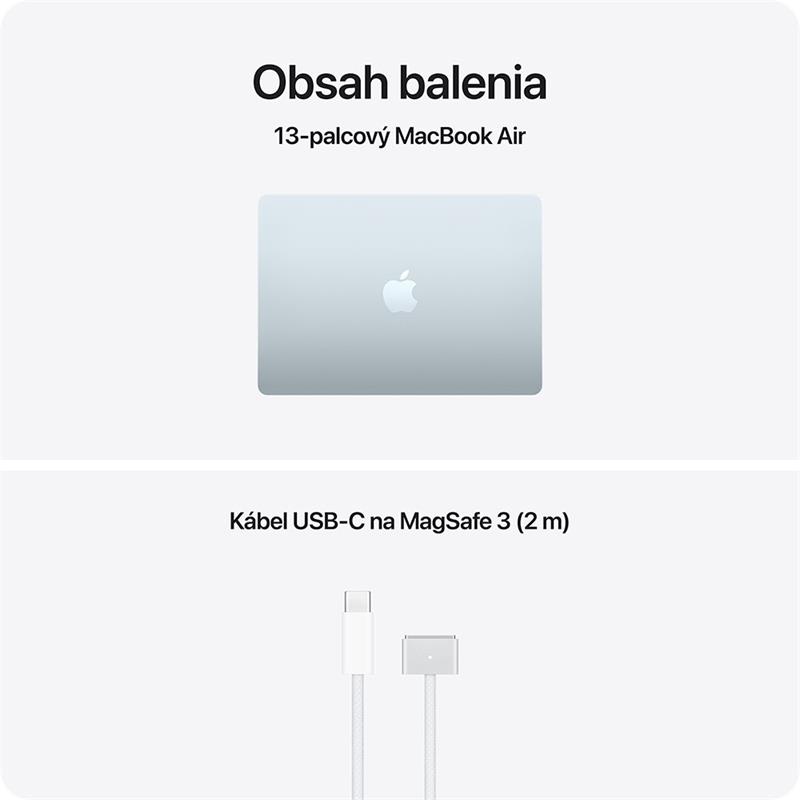 MacBook Air 13" Apple M5 10C CPU 8C GPU 16GB 512GB Nebeský modrý SK *Rozbalený*