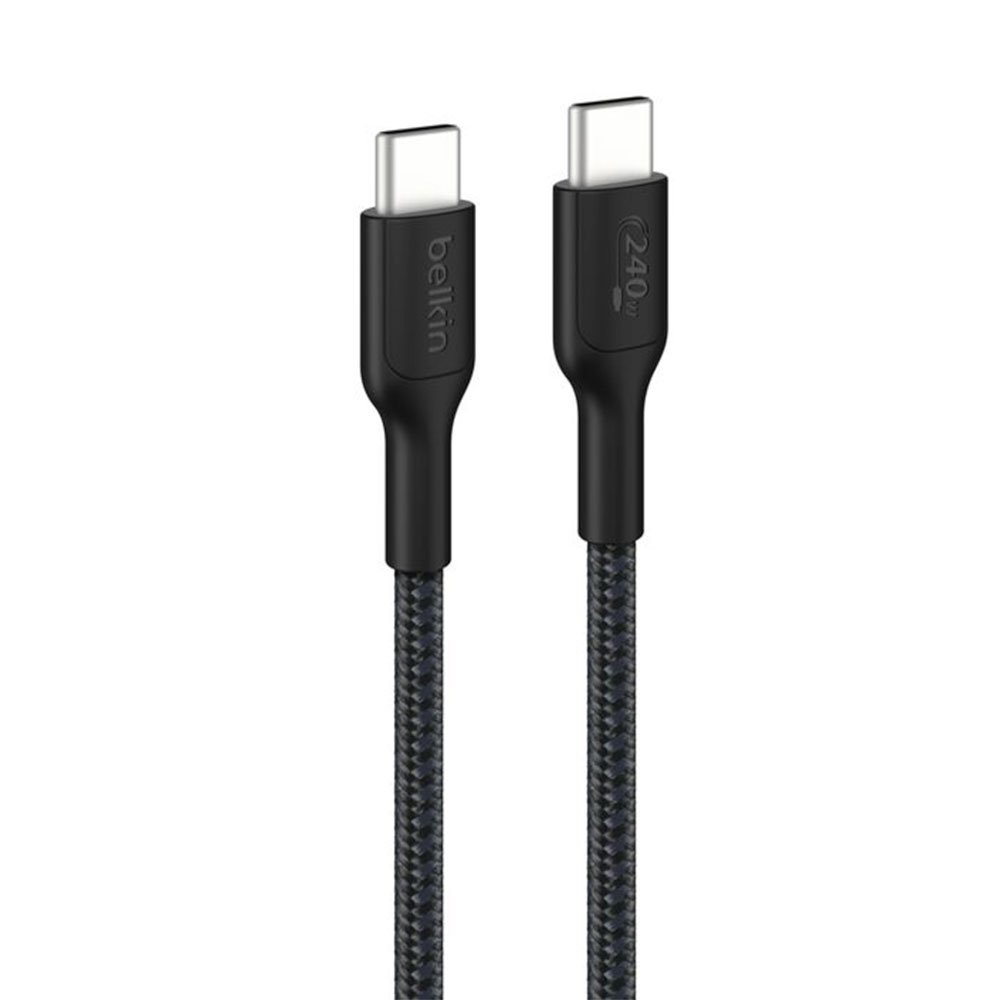 Belkin kabel Boost Charge Pro USB-C to USB-C Braided Cable 240W 1m - Black