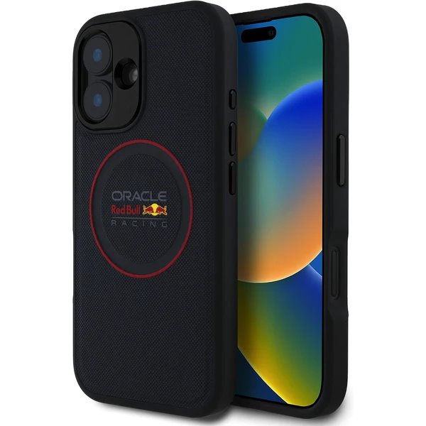 Red Bull PC/TPU Red Ring MagSafe Zadný Kryt pre iPhone 16 Plus modrý