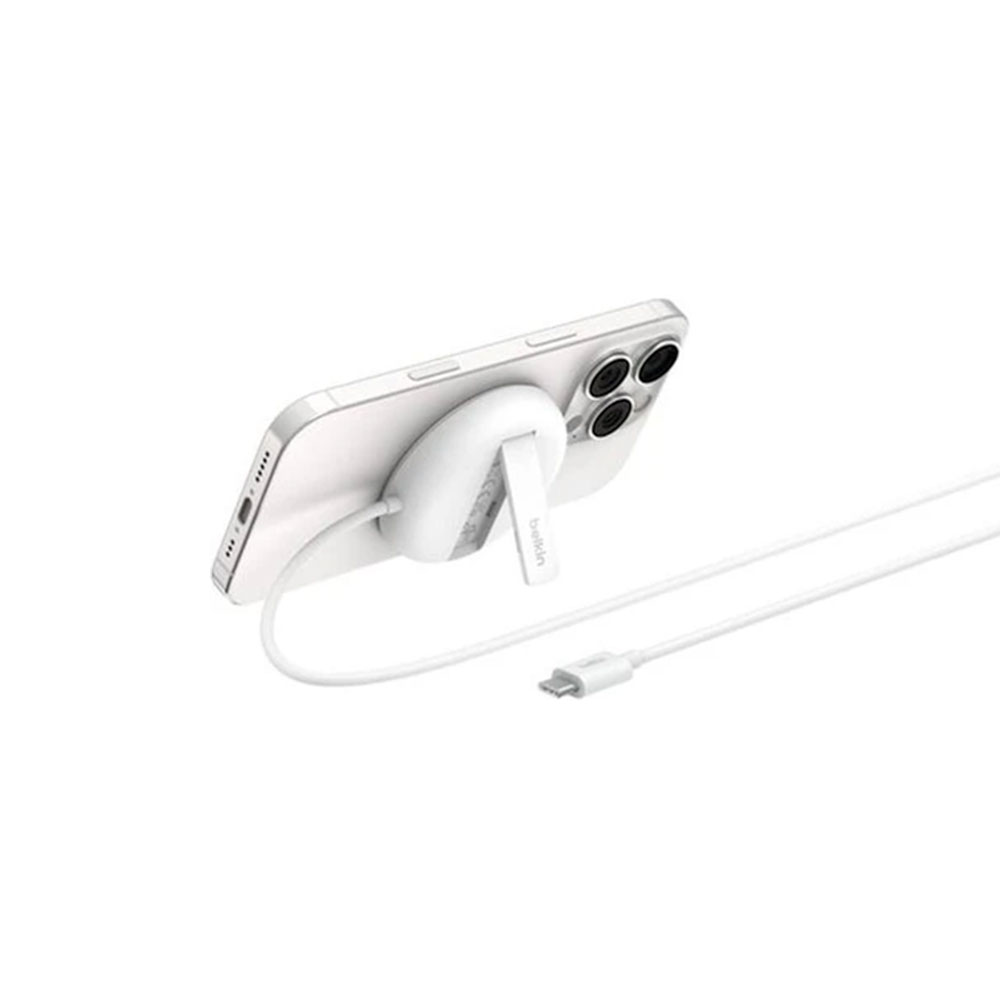 Belkin Boost Charge Pro Magnetic Wireless Charging Pad with Qi2 15W - White