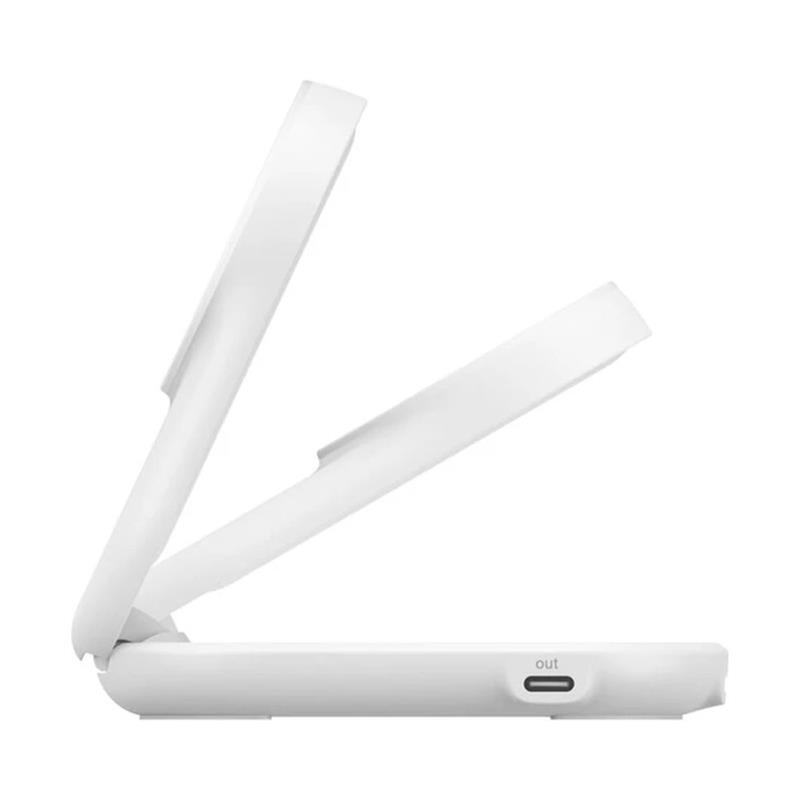 Belkin UltraCharge 2-in-1 Foldable Magnetic Charger with Qi2 25W - White