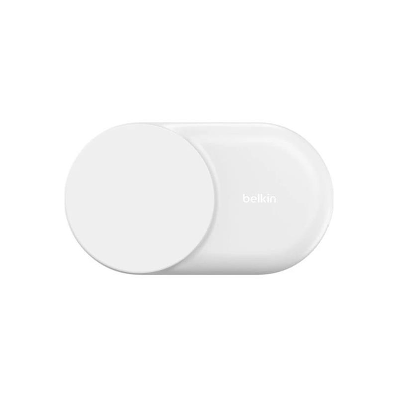Belkin UltraCharge 2-in-1 Foldable Magnetic Charger with Qi2 25W - White