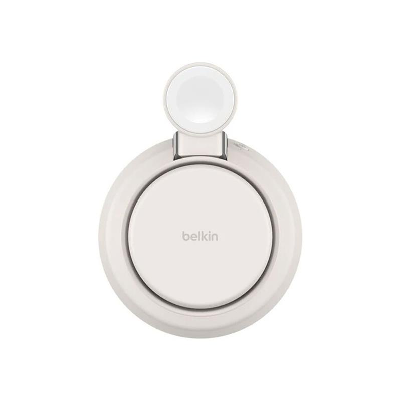 Belkin UltraCharge Pro 3-in-1 Magnetic Charging Dock with Qi2 25W - Sand