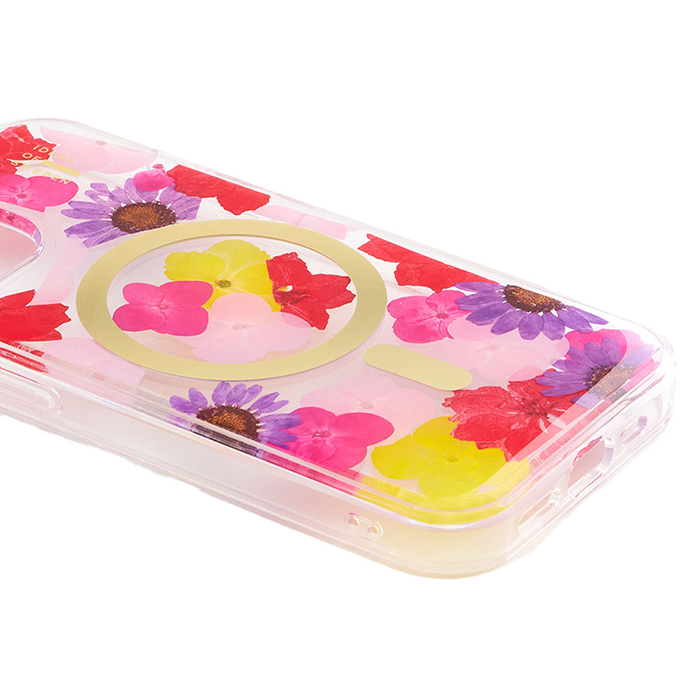 iDeal Fashion Clear Case MagSafe iPhone 13/14/15/16e/17e Tropical Floral
