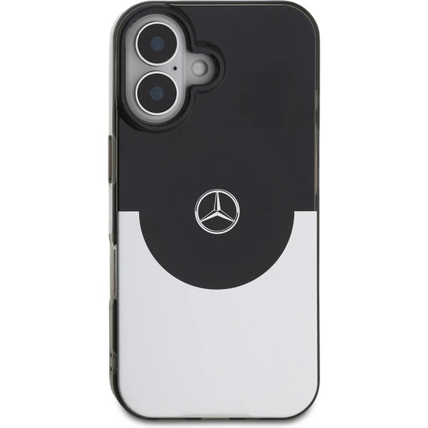 Mercedes PC/TPU Double Layer MagSafe Zadný Kryt pre iPhone 16 čierny