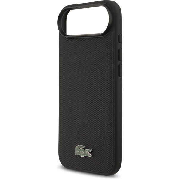 Lacoste Iconic Petit Pique MagSafe kryt + peňaženka iPhone Air čierny