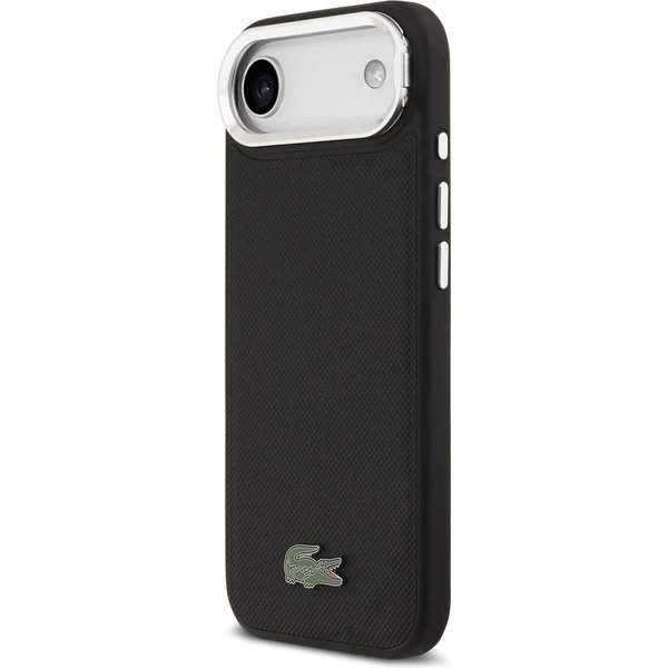 Lacoste Iconic Petit Pique Camera Stand MagSafe kryt iPhone Air čierny
