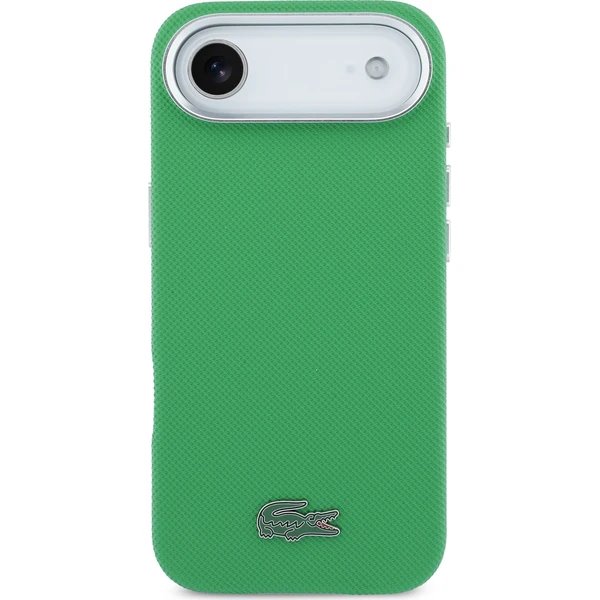 Lacoste Iconic Petit Pique Metal Logo MagSafe kryt iPhone Air zelený