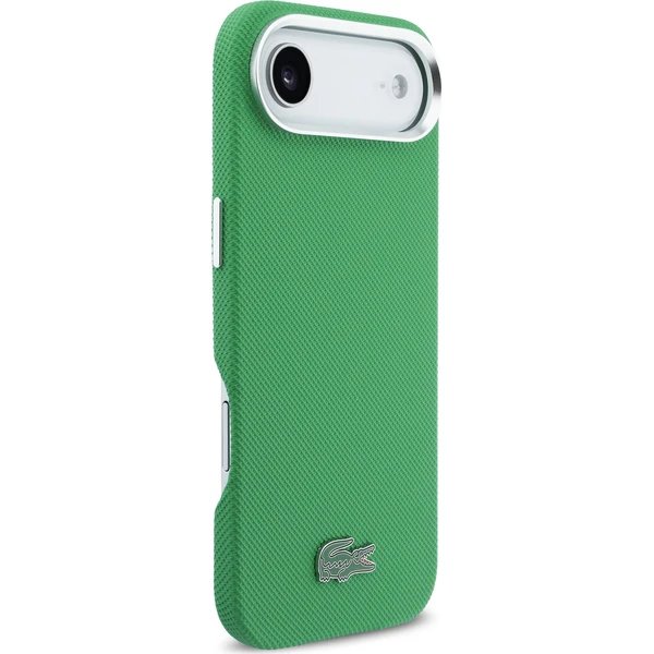 Lacoste Iconic Petit Pique Metal Logo MagSafe kryt iPhone Air zelený
