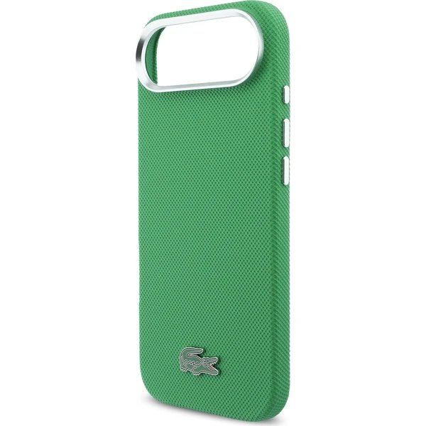 Lacoste Iconic Petit Pique Metal Logo MagSafe kryt iPhone Air zelený