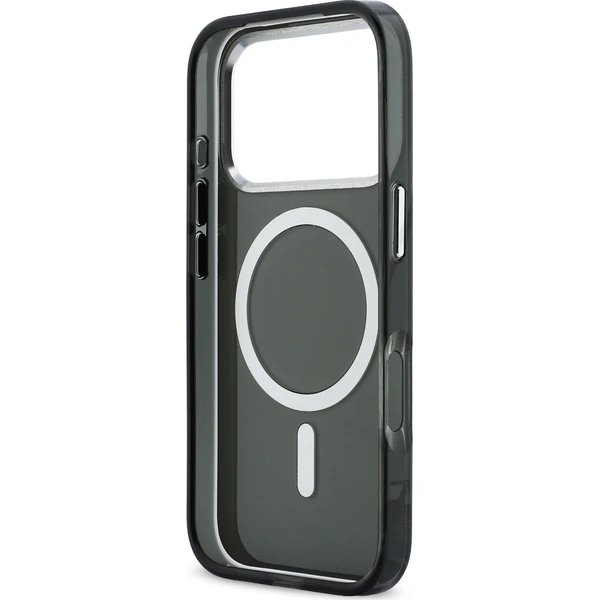 Karl Lagerfeld IML K&CH Heads Logo MagSafe MagSafe kryt iPhone 17 Pro čierny