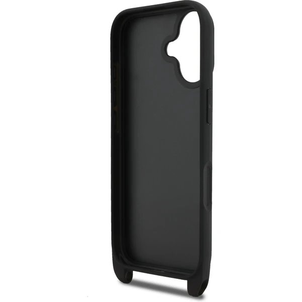 Karl Lagerfeld Saffiano Crossbody Popruh Metal Karl and Choupette kryt iPhone 17 černý