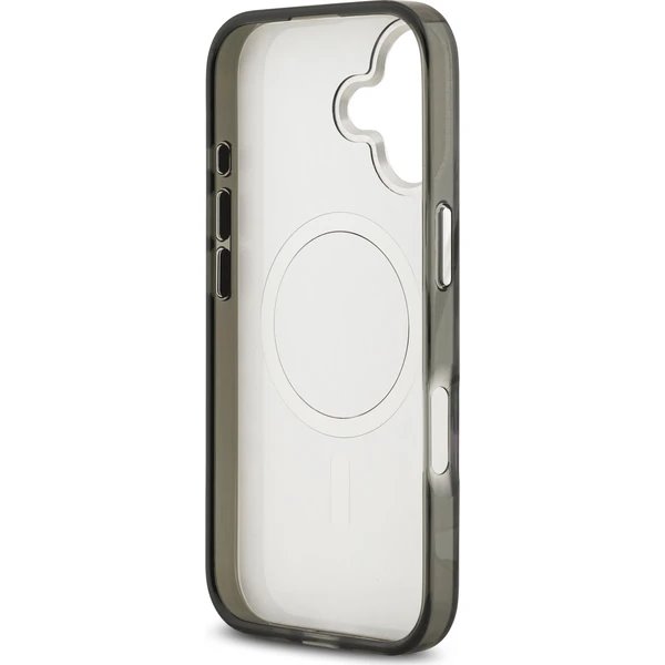 Karl Lagerfeld IML Leopard MagSafe kryt iPhone 17 šedý