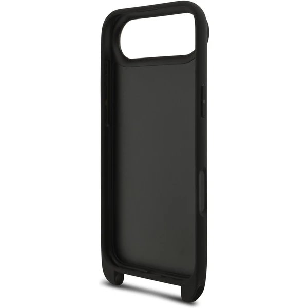 Karl Lagerfeld Saffiano Crossbody Popruh Metal Karl and Choupette kryt iPhone Air čierny