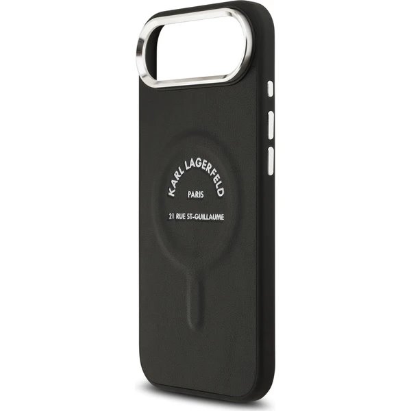 Karl Lagerfeld PU RSG Logo MagSafe kryt iPhone Air čierny
