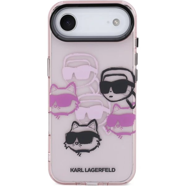 Karl Lagerfeld IML Multi K&CH Heads kryt iPhone Air ružový