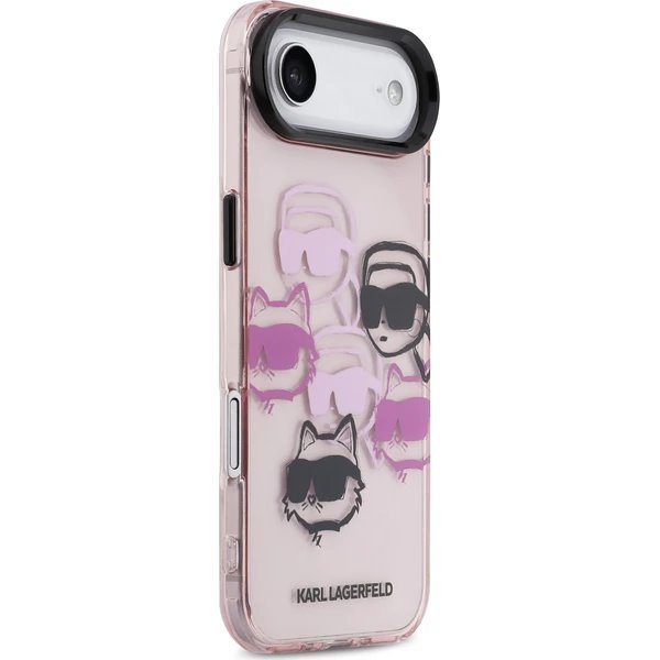 Karl Lagerfeld IML Multi K&CH Heads kryt iPhone Air ružový