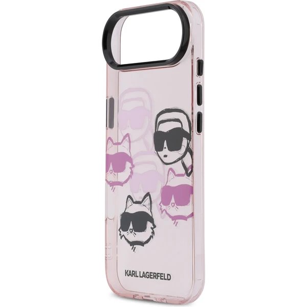Karl Lagerfeld IML Multi K&CH Heads kryt iPhone Air ružový