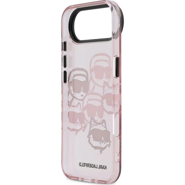 Karl Lagerfeld IML Multi K&CH Heads kryt iPhone Air ružový