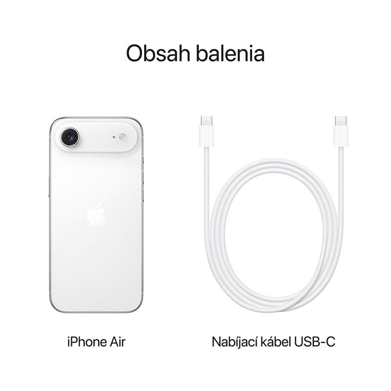 iPhone Air 256GB Oblačně bílý *Použitý s DPH – Třída A*