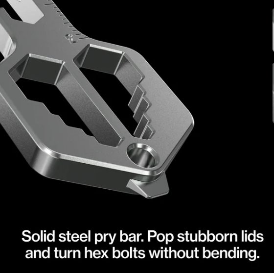 KeySmart MultiTool Pro - Stainless Steel