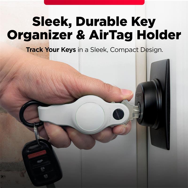 KeySmart Air Flex s púzdrom pre AirTag - biela