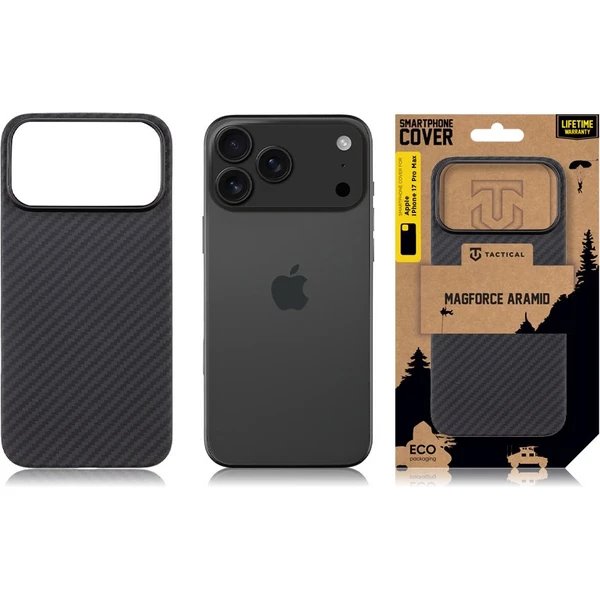 Tactical MagForce Aramid Kryt Apple iPhone 17 Pro čierny