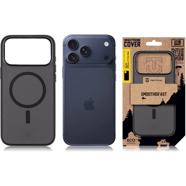 Tactical MagForce SmoothIsFast Kryt Apple iPhone 17 Pro Max čierny