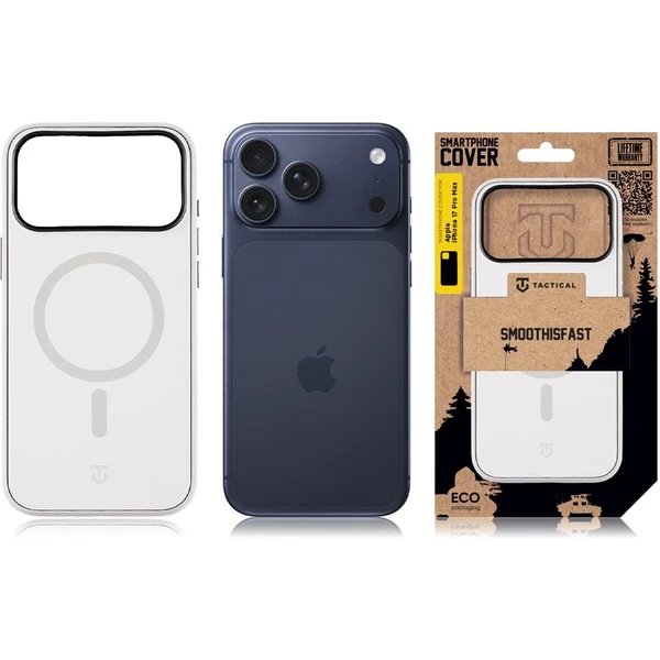 Tactical MagForce SmoothIsFast Kryt Apple iPhone 17 Pro Max biely