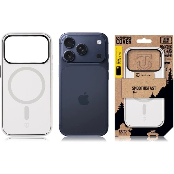 Tactical MagForce SmoothIsFast Kryt Apple iPhone 17 Pro biely