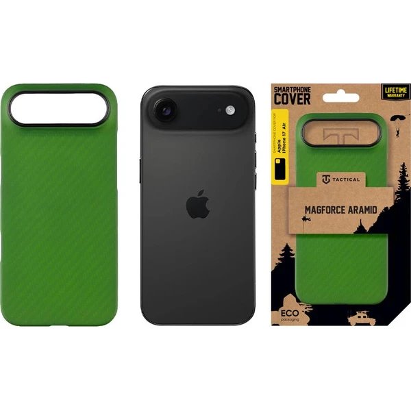 Tactical MagForce Aramid Kryt Apple iPhone Air zelený