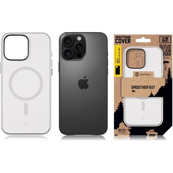 Tactical MagForce SmoothIsFast Kryt Apple iPhone 16 Pro Max biely