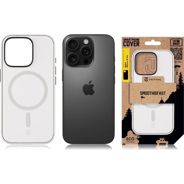 Tactical MagForce SmoothIsFast Kryt Apple iPhone 16 Pro biely