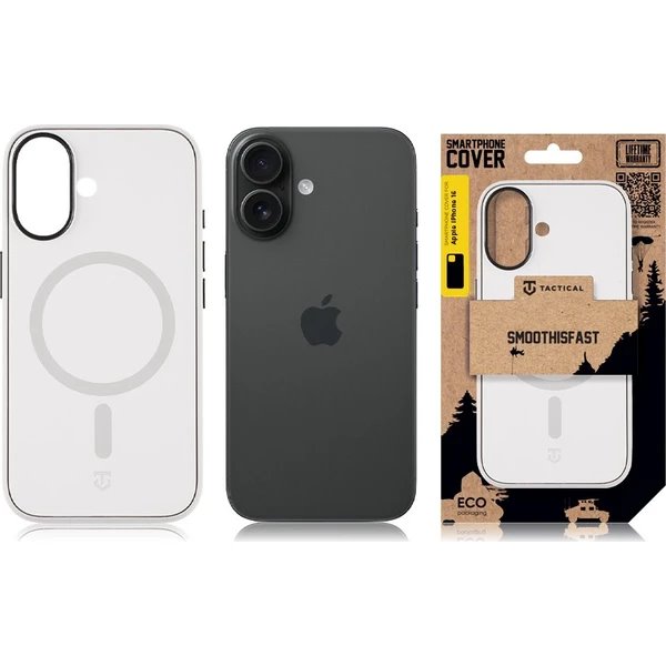 Tactical MagForce SmoothIsFast Kryt Apple iPhone 16 biely