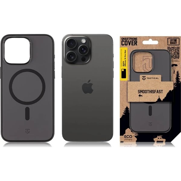Tactical MagForce SmoothIsFast Kryt Apple iPhone 15 Pro Max čierny